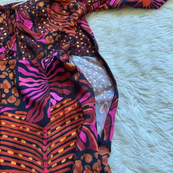 NWT Farm Rio Leopard Hearts Mini Dress - Size XS - Picture 6 of 8